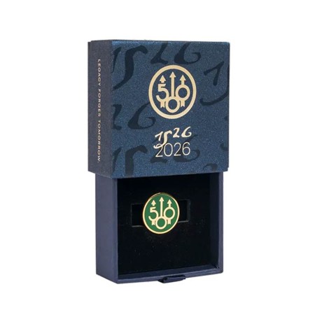 PIN BERETTA 500TH ANNIVERSARY LIMITED EDITION - BRITISH GREEN/GOLD