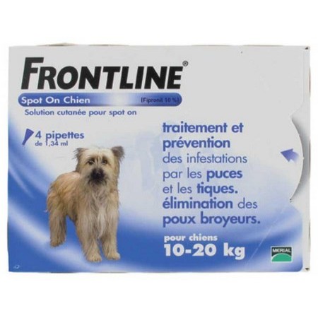Pipeta Inseticida Frontline Spot On Cão 10-20Kg