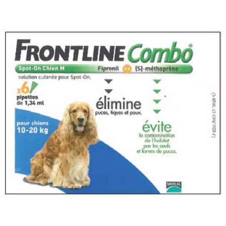 Pipette Insecticide Frontline Combo Chien M 10-20Kg