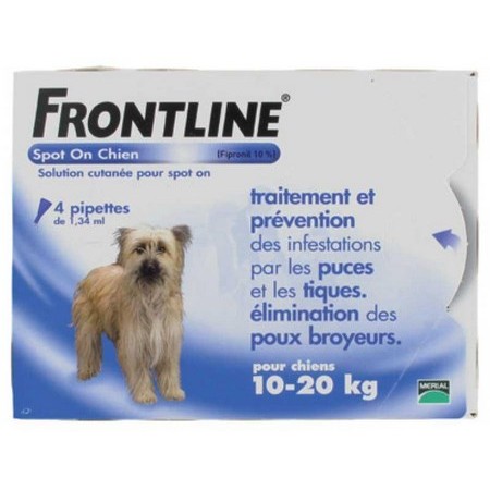 Pipette Insecticide Frontline Spot On Chien 10-20Kg