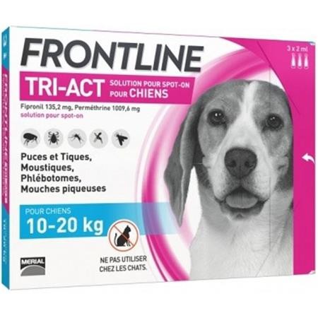 Pipette Mod Insekter Frontline Tri-Act M 10-20Kg