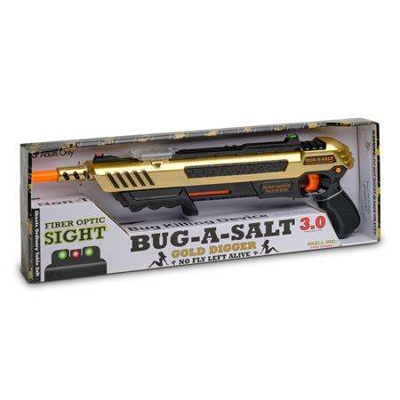 PISTOLET À SEL ANTI-MOUCHE BUG-A-SALT 3.0 GOLD DIGGER
