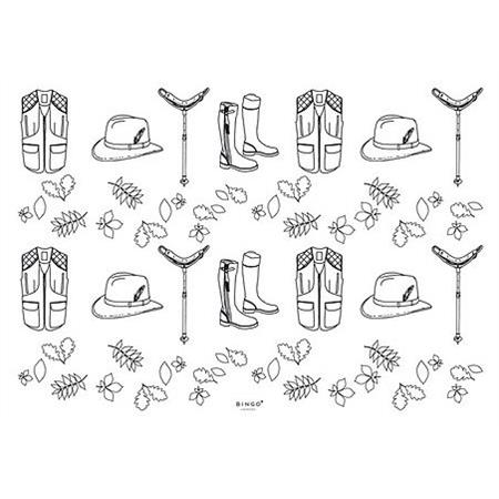 PLACEMATS BINGO COLLECTION CHASSE