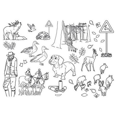 PLACEMATS BINGO COLLECTION CHASSE