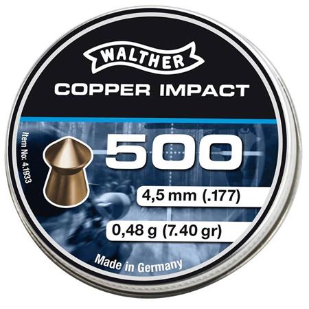 Plomb Pour Carabine Walther Copper Impact - Calibre 4.5 Mm