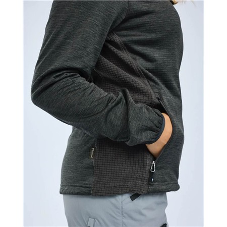 POLAIRE FEMME PINEWOOD ABISKO FLEECE - ASH GREY