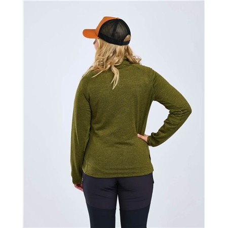 POLAIRE FEMME PINEWOOD ABISKO FLEECE - OLIVE GREEN