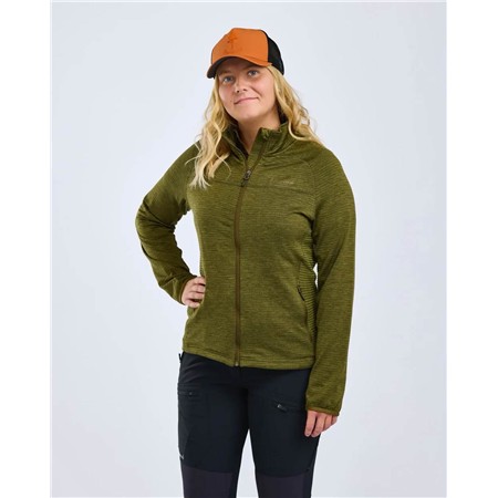 POLAIRE FEMME PINEWOOD ABISKO FLEECE - OLIVE GREEN