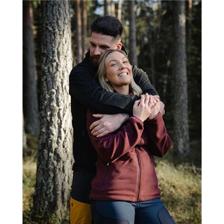 POLAIRE FEMME PINEWOOD FINNVEDEN FLEECE - EARTH PLUM