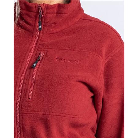 POLAIRE FEMME PINEWOOD FINNVEDEN FLEECE - TOMATO