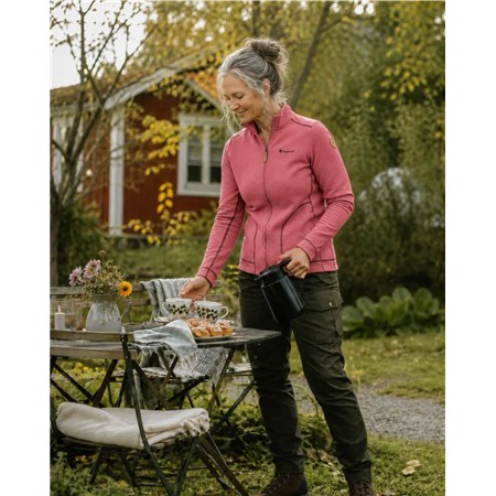 POLAIRE FEMME PINEWOOD FINNVEDEN WOOL - CHERRY PINK