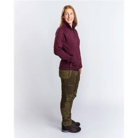 POLAIRE FEMME PINEWOOD GABRIELLA KNITTED W - PRUNE