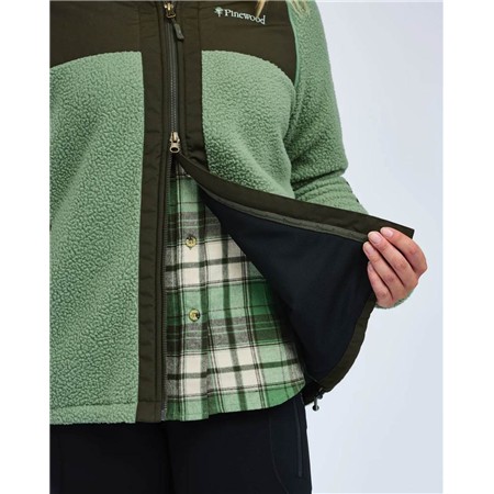 POLAIRE FEMME PINEWOOD PILE FLEECE - SAGE GREEN