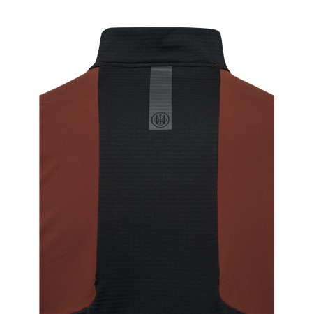 POLAIRE HOMME BERETTA KRUMA GRIDTECH FLEECE - NOIR/MADDER