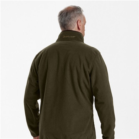 POLAIRE HOMME DEERHUNTER GAMEKEEPER BONDED FLEECE RÉVÉRSIBLE - KAKI/ORANGE