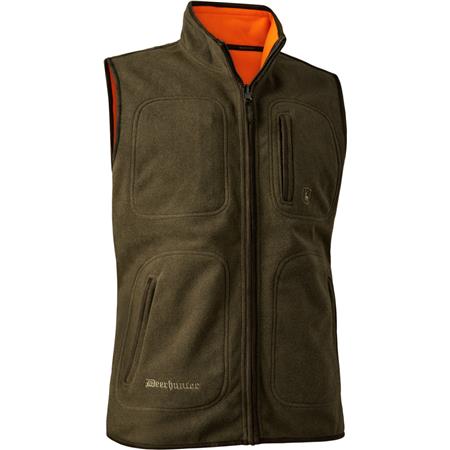 POLAIRE HOMME DEERHUNTER GAMEKEEPER REVERSIBLE FLEECE - SAFETY ORANGE