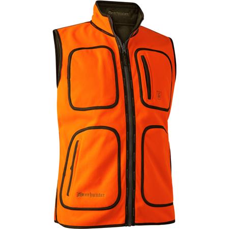 POLAIRE HOMME DEERHUNTER GAMEKEEPER REVERSIBLE FLEECE - SAFETY ORANGE