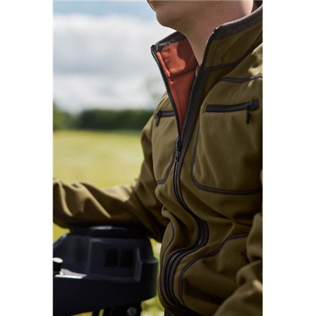 POLAIRE HOMME HARKILA KAMKO FLEECE - DARK OLIVE/ARABIAN SPICE