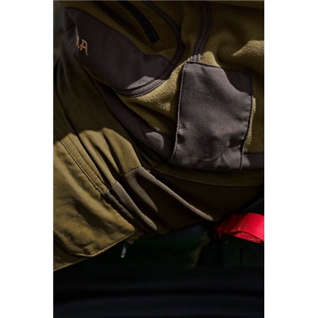 POLAIRE HOMME HARKILA KAMKO FLEECE - DARK OLIVE/ARABIAN SPICE