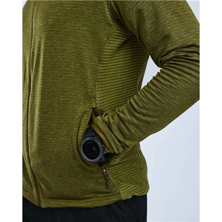POLAIRE HOMME PINEWOOD ABISKO FLEECE - OLIVE GREEN