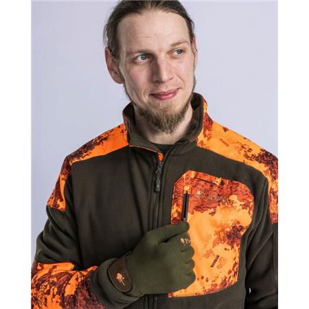 POLAIRE HOMME PINEWOOD SMÅLAND HUNTERS CAMOU FLEECE - MARRON/STRATA BLAZE