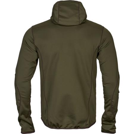 POLAIRE MAN HARKILA DEER STALKER FULL-ZIP FLEECE HOODIE - WILLOW GREEN