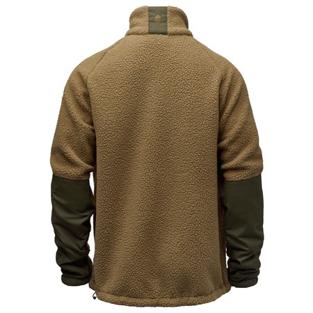 POLAIRE MAN PINEWOOD PILE FLEECE - SAND/MOSS GREEN