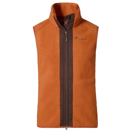Polaire Sans Manche Femme Pinewood Pile Fleece - Orange Clay