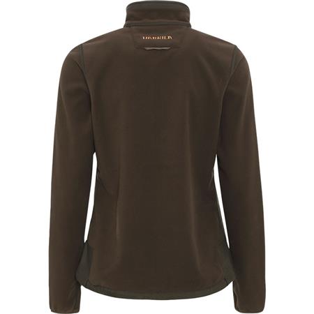 POLAR DAMSKI HARKILA KAMKO FLEECE WOMEN - BRĄZOWY/CZERWONY