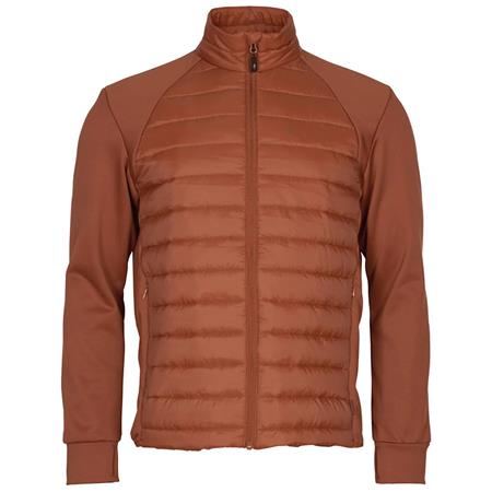 Polar Męski Pinewood Finnveden Hybrid Power Fleece - Terakota