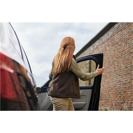 POLAR SEM MANGA PARA MULHER HARKILA SANDHEM SHERPA W - DEMITASSE BROWN