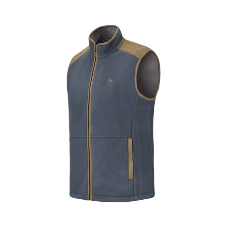 Polar Sin Mangas Hombre Verney Carron La Ligne Belmontier Fleece - Carbón