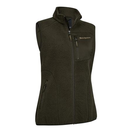 Polar Vest Zonder Mouwen Vrouw Deerhunter Lady Atlas - Forest Green