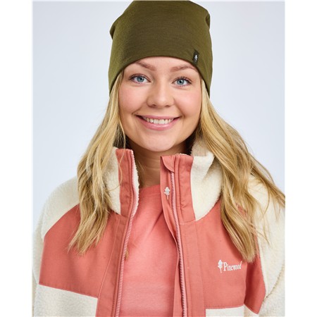 POLARE DONNA PINEWOOD PILE FLEECE - CREME/BRICK PINK