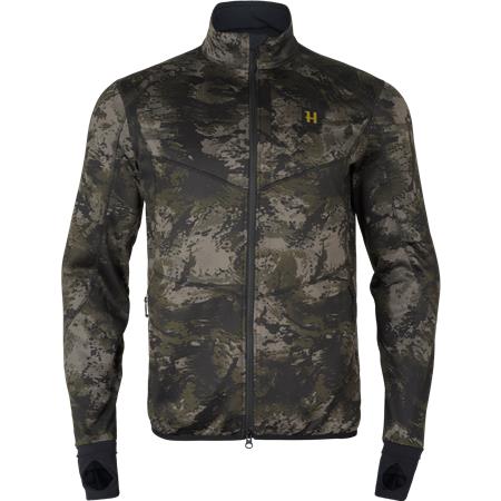 Polare Uomo Harkila Noctyx Camo Full Zip - Axis Msp Noir