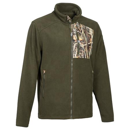 Polarjacke Für Herren Percussion Passion Wanderfische - Khaki