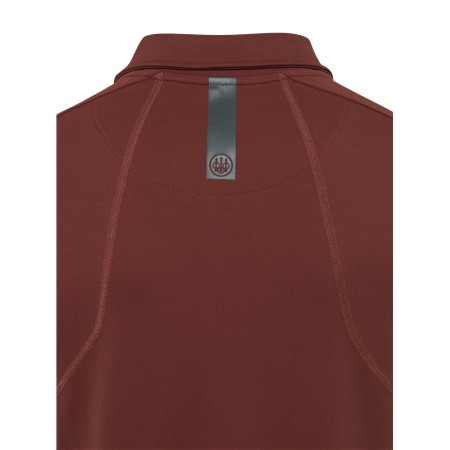 POLO A MANICHE CORTE UOMO BERETTA CHAMPION'S EDGE - MADDER BROWN