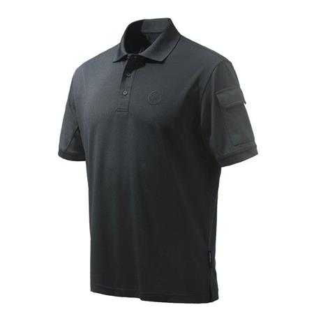 Polo De Manga Corta Para Hombre Beretta Miller - Negro