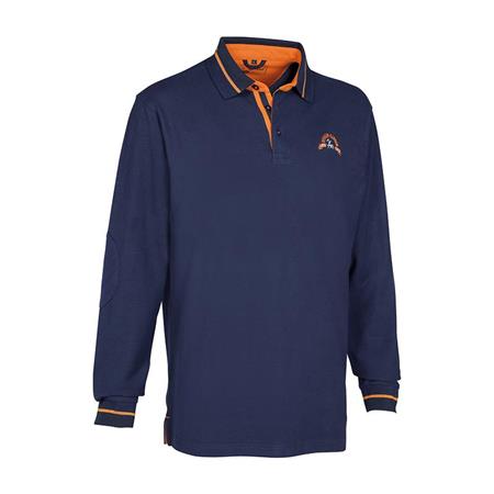 Polo De Mangas Largas Para Hombre Ligne Verney-Carron - Marine