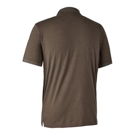 POLO HERREN DEERHUNTER GUNNAR POLO SHIRT - BRAUN