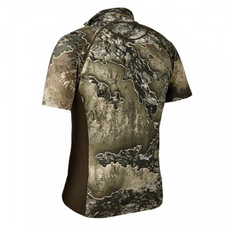 POLO HOMME DEERHUNTER EXCAPE INS. T-SHIRT W/ZIP-NECK - REALTREE EXCAPE
