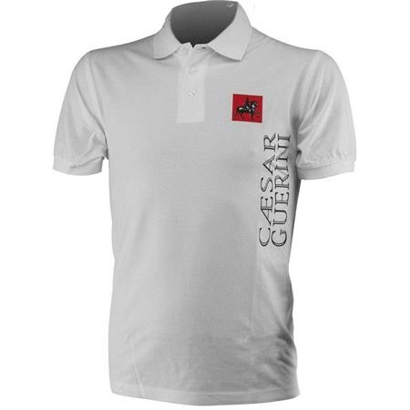 Polo Korte Mouwen Man Caesar Guerini - Wit