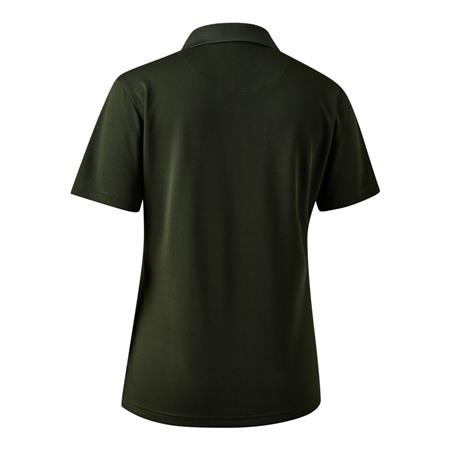 POLO KORTE MOUWEN VROUW DEERHUNTER LADY CLIMATE MET 37.5® TECHNOLOGY - BRASA DEL BOSQUE - BOSGLOED