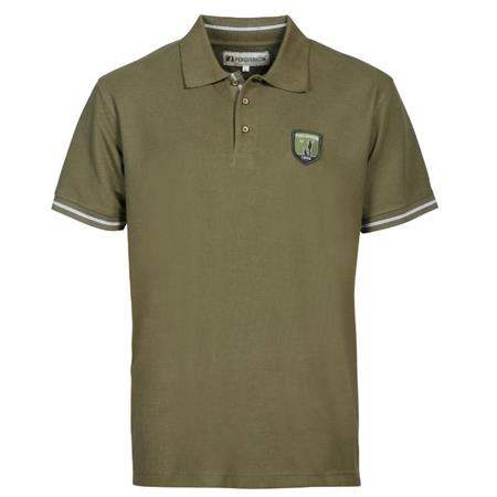Polo Kurzarm Herren Percussion Motif Percussion - Kaki