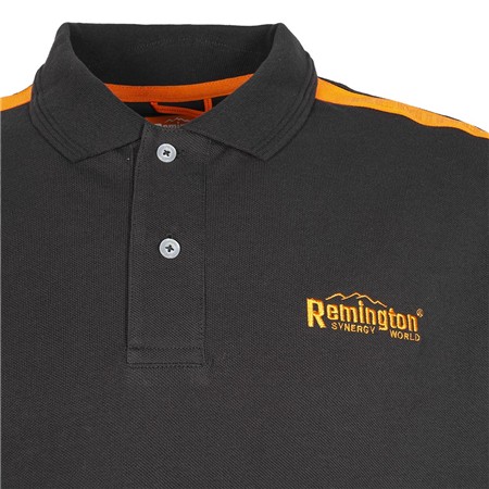 POLO KURZARM HERREN REMINGTON METROPOLIS - SCHWARZ