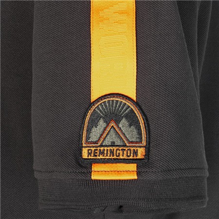 POLO KURZARM HERREN REMINGTON METROPOLIS - SCHWARZ