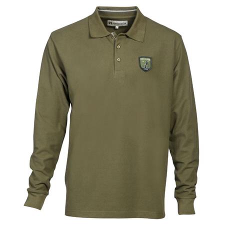 Polo Langarmshirt Für Herren Percussion - Kaki