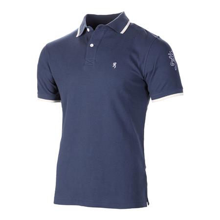 Polo Manches Courtes Homme Browning Ultra 79 - Bleu