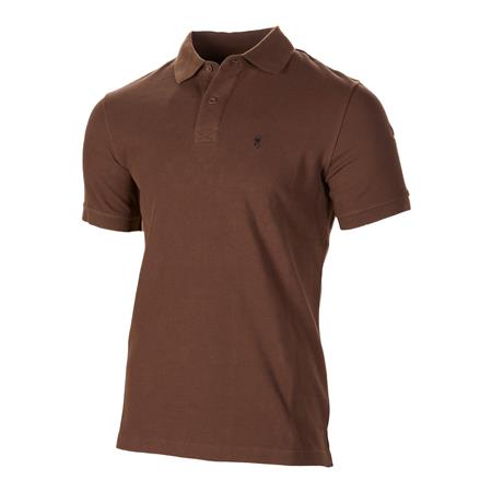 Polo Manches Courtes Homme Browning Ultra 79 - Marron