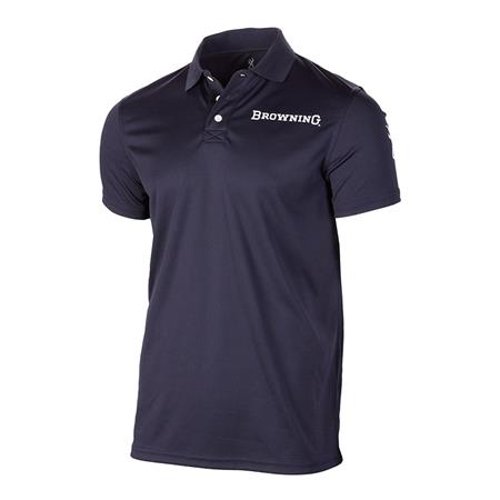 Polo Manches Courtes Homme Browning Ultra Sport - Bleu